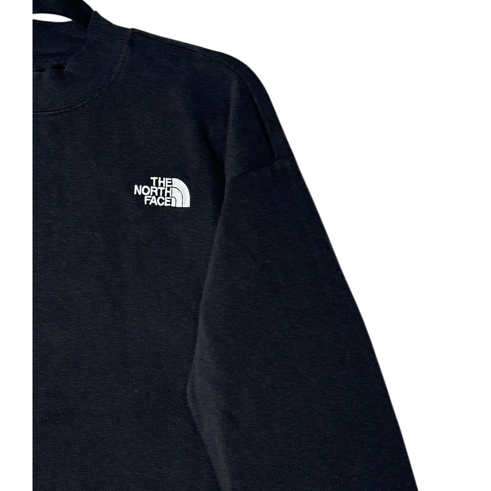 The North Face Sweater Pullover Mens Small‎ Black Cotton Crewneck Cozy Outdoor - Picture 9 of 9